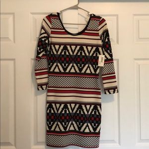 Swool size L multicolor printed dress
